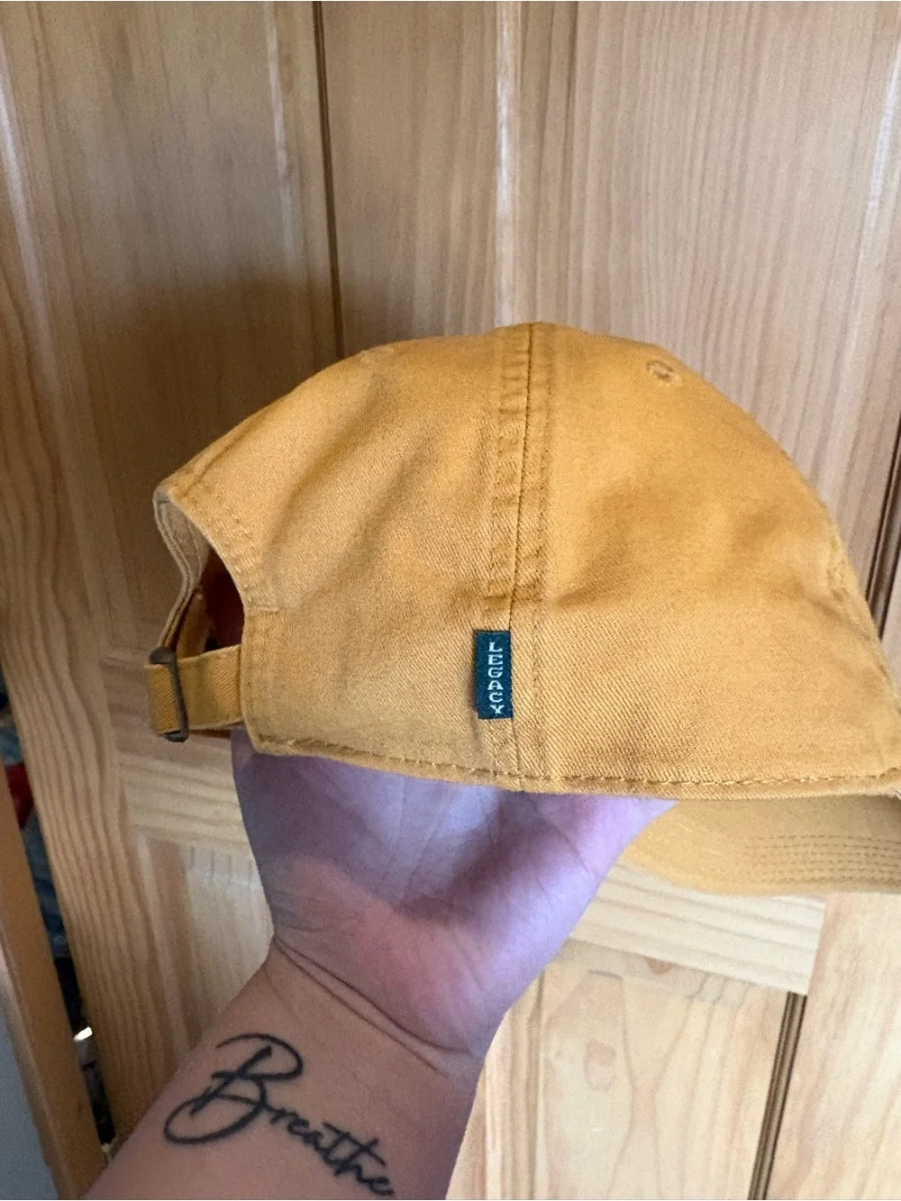 Winter Park Mustard Yellow Baseball Cap